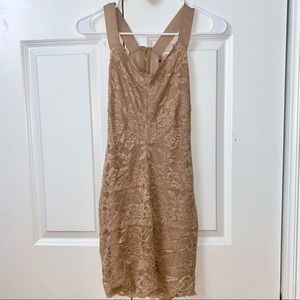 Guess - nude mini dress- size XS